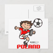 Polen - Euro 2012 Briefkaart (Voorkant / Achterkant)