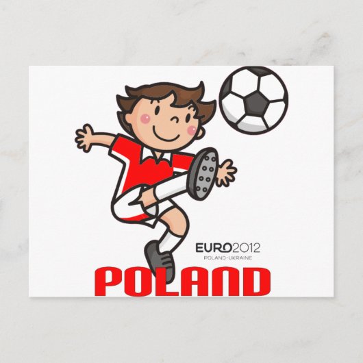 Polen - Euro 2012 Briefkaart (Voorkant)