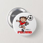 Polen - Euro 2012 Ronde Button 5,7 Cm (Voorkant /achterkant)