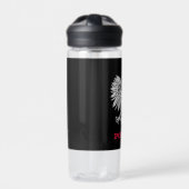 Polen Fitness en Poolse wapenmantel / vlag Waterfles (Voorkant)