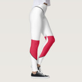 Polen Flag Heart Leggings (Rechts)