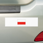Polen FLAG International Bumpersticker (Op auto)