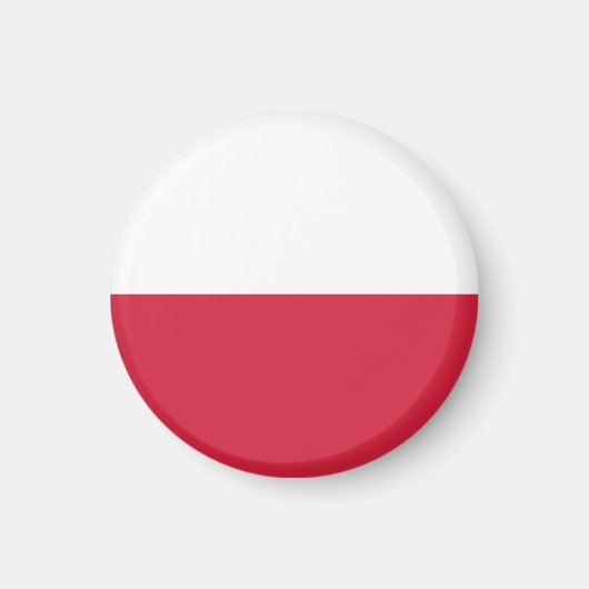 Polen Flag Magnet (Voorkant)