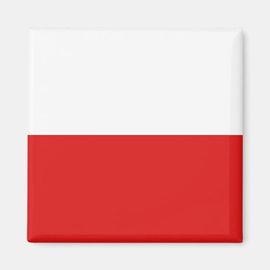 Polen Flag Magnet (Voorkant)