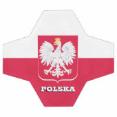 Polen Football, Emblem en Poolse vlag/sport Voetbal (Enkel)