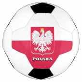 Polen Football, Emblem en Poolse vlag/sport Voetbal (Voorkant)