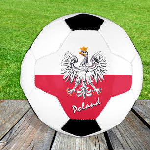 Polen Football en Poolse vlag/sport Voetbal