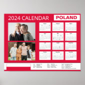 Polen | Foto toevoegen | 2024 Kalender Poolse Fees Poster (Voorkant)