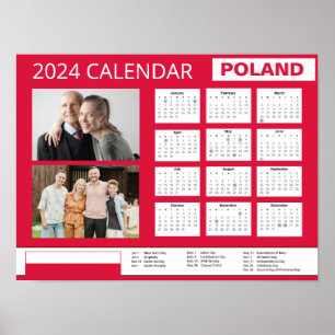 Polen   Foto toevoegen   2024 Kalender Poolse Fees Poster