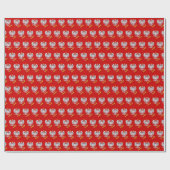 Polen Geschenken verpakking, Poolse vlag, Embleem  Cadeaupapier (Vlak)