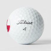 Polen Golf Balls, Poolse vlaggolfers / patriotten Golfballen (Logo)
