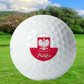 Polen Golf Balls, Poolse vlaggolfers / patriotten Golfballen