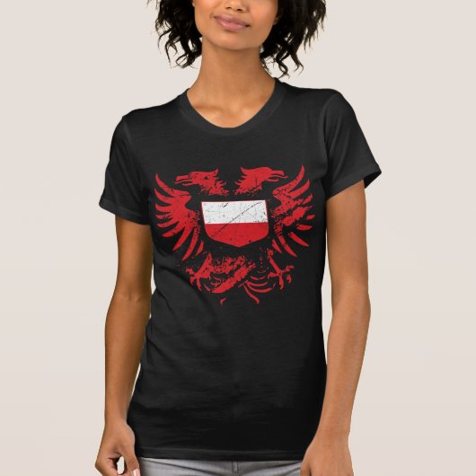 Polen Grunged T-shirt (Voorkant)