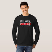 Polen Ich Will Pierogi Polska T-shirt (Voorkant volledig)