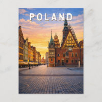 Polen Illustratie Reis Kunst Vintage