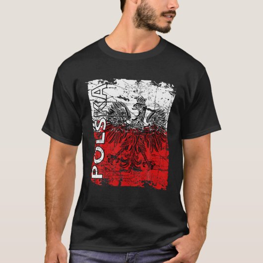 polen - joodse kartonnen karton van de Mannen van  T-shirt (Voorkant)