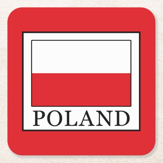 Polen Kartonnen Onderzetters (Voorkant)