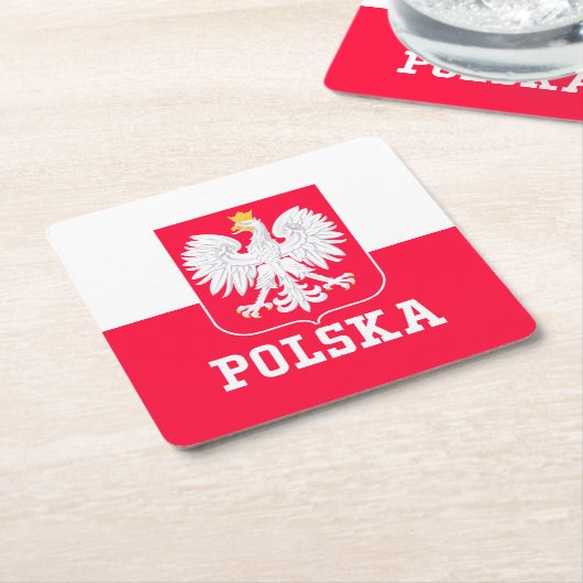 Polen Kartonnen Onderzetters (Schuin)