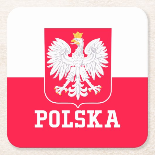 Polen Kartonnen Onderzetters (Voorkant)