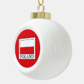 Polen Keramische Bal Ornament (Rechts)