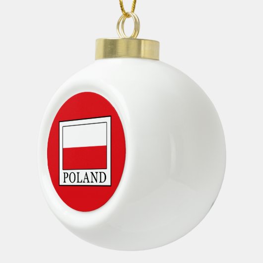 Polen Keramische Bal Ornament (Rechts)