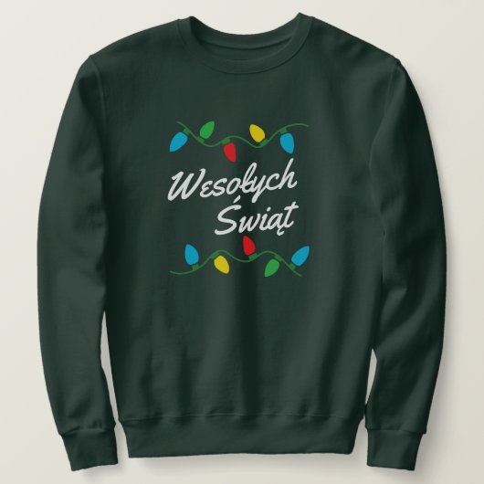 Polen Kersttrui Poolse Świąteczny Sweter Trui (Design voorkant)