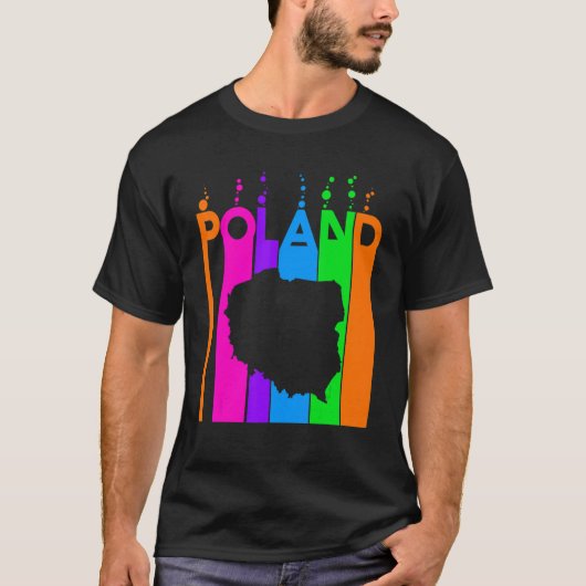 Polen kleurige bubels t-shirt (Voorkant)
