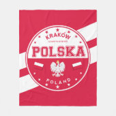 Polen Krakau Fleece Deken (Voorkant)