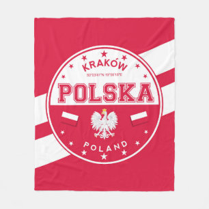 Polen Krakau Fleece Deken