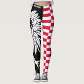 Polen Leggings, Patriottisch, Adelaar, Pools Leggings (Voorkant)