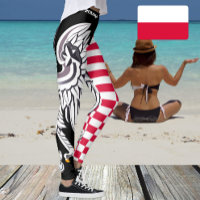 Polen Leggings, Patriottisch, Adelaar, Pools