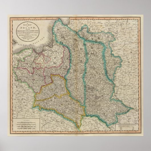 Polen, Litouwen Poster (Voorkant)