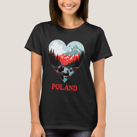 Polen Love T-shirt (Voorkant)