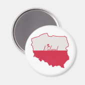 Polen Magneet (Voorkant / Achterkant)