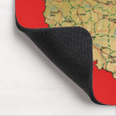 Polen Map Mousepad Muismat (Hoek)