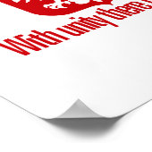 Polen - met eenheidskracht poster (Hoek)