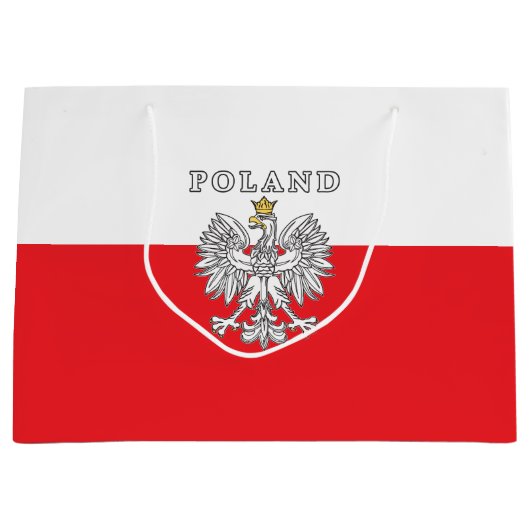 Polen met Poolse adelaar Groot Cadeauzakje (Voorkant)