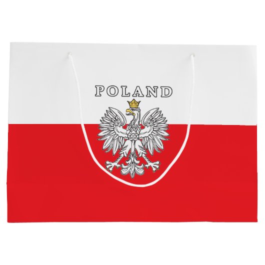 Polen met Poolse adelaar Groot Cadeauzakje (Achterkant)