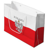 Polen met Poolse adelaar Groot Cadeauzakje (Voorkant Gekanteld)