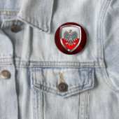 Polen Metallic Emblem Ronde Button 5,7 Cm (In situ)