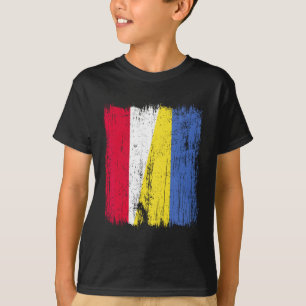 Polen Oekraine Half Vlag Pools Oekraïense Erfgoed T-shirt