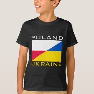 Polen Oekraine Vlag Ondersteuning Vriendschap Buur T-shirt
