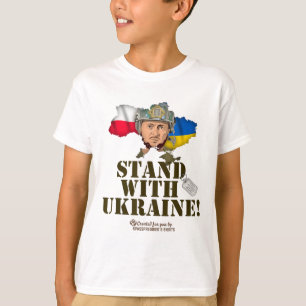 Polen Oekraine Zelensky Hondenhalsband Sta met Oek T-shirt