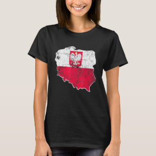 Polen Oost-Europa Reiziger Souvenir Vakantie Ba T-shirt