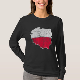 Polen Oost-Europa Reiziger Souvenir Vakantie Ba T-shirt
