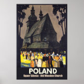 Polen, Opper-Silezië, Wooden-kerk Poster (Voorkant)
