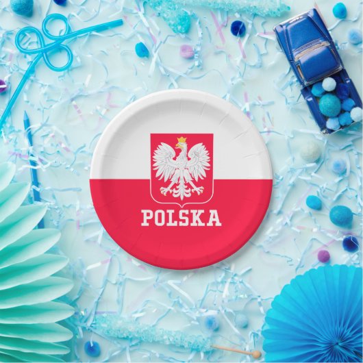 Polen Papieren Bordje (Feest)