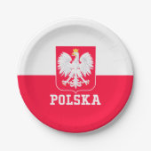 Polen Papieren Bordje (Voorkant)