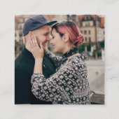 Polen Paspoort bruiloft QR Informatiekaartje (Achterkant)