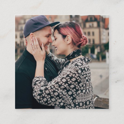 Polen Paspoort bruiloft QR Informatiekaartje (Achterkant)